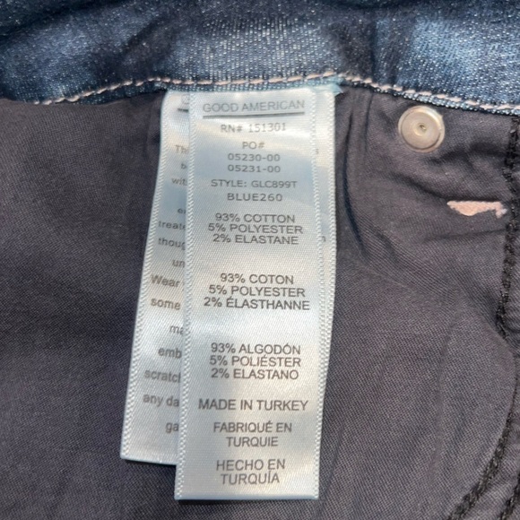 Good American Good Legs Cropped Jeans in a 10/30 - Picture 9 of 9